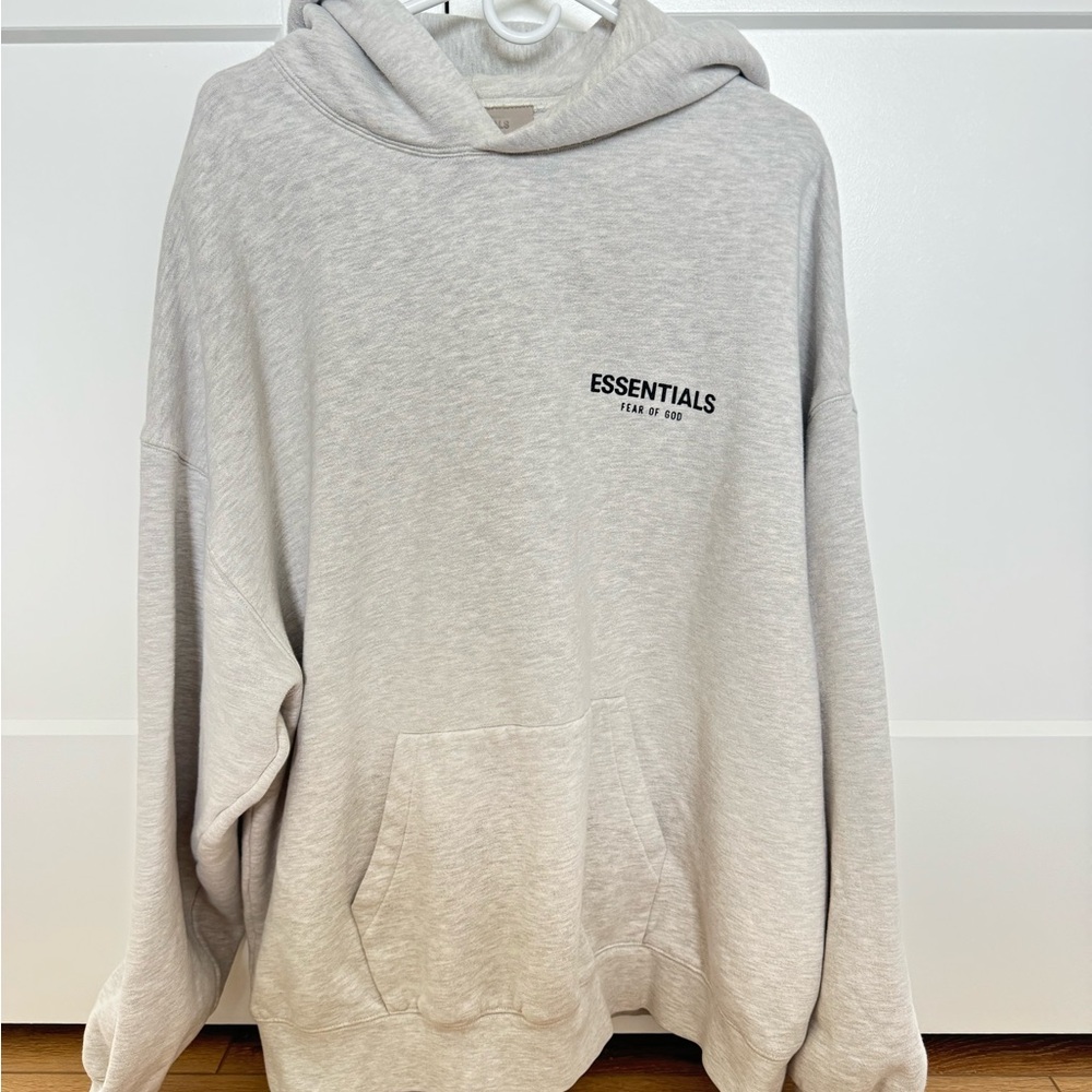 ESSENTIALS Fear of God Pullover Gray Hoodie